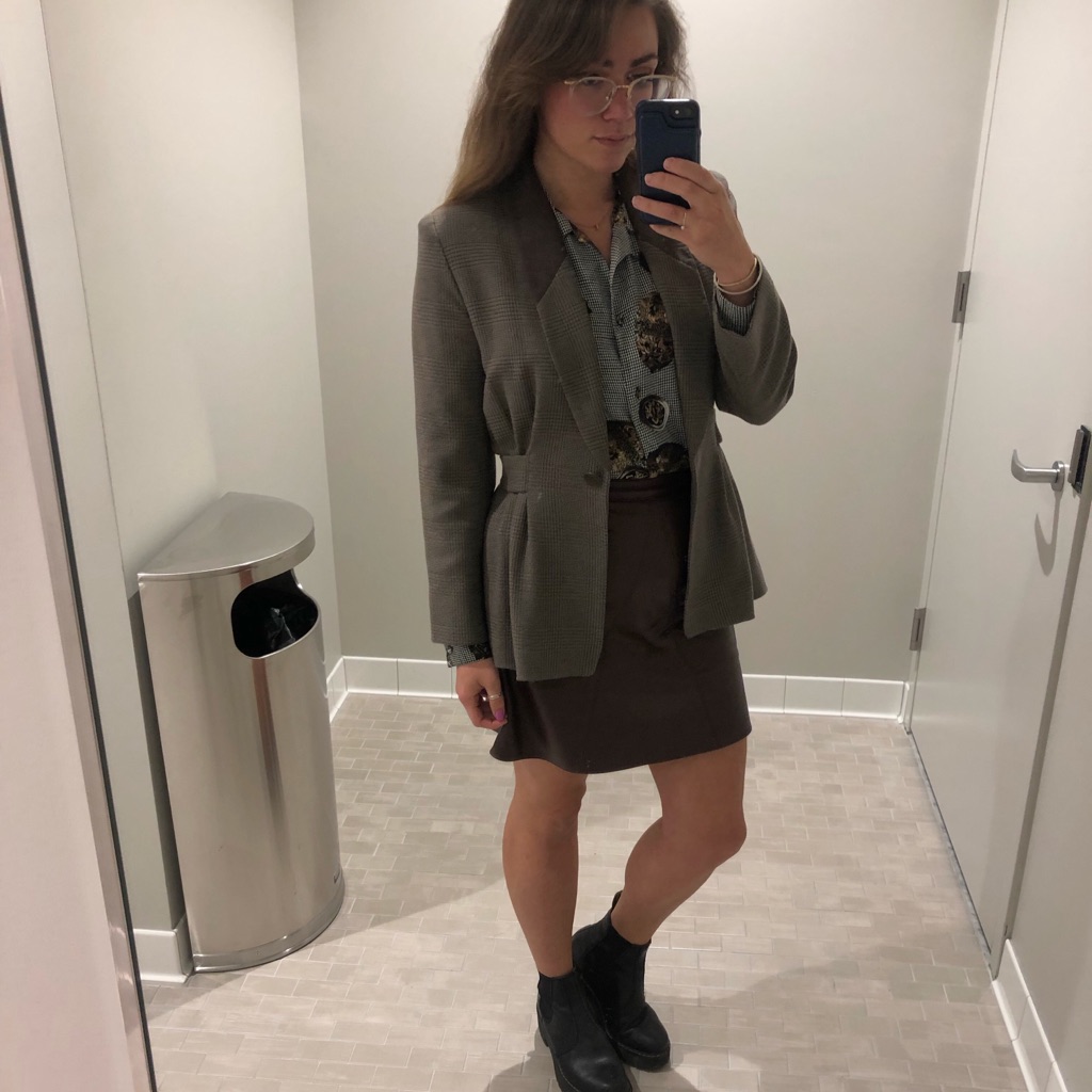 Brown Tweed Blazer